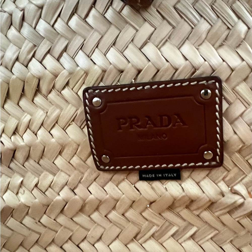 Prada basket tote straw - Picture 8 of 9